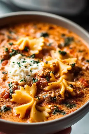 Instant Pot Lasagna Soup