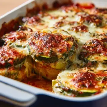 The Best Zucchini Parmesan