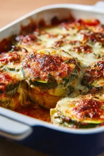 The Best Zucchini Parmesan