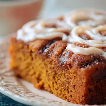 Pumpkin Honey Bun Cake