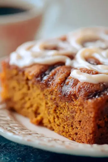 Pumpkin Honey Bun Cake