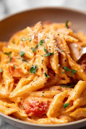 Super Easy Creamy Tomato Pasta