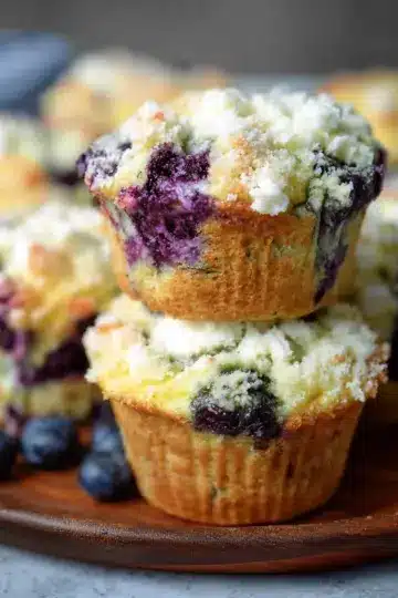 Blueberry Cream Cheese Muffins