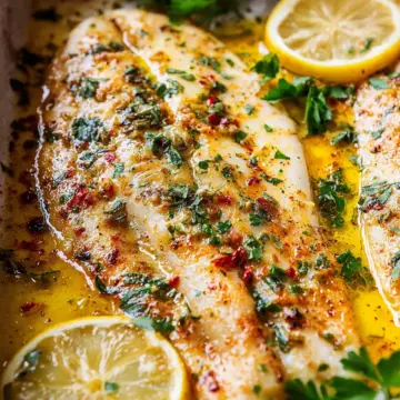 Garlic Butter Baked Tilapia