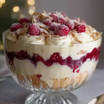 Christmas Treats – Raspberry & White Chocolate Trifle