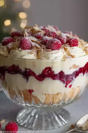 Christmas Treats – Raspberry & White Chocolate Trifle
