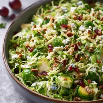 Shaved Brussels Sprout Salad