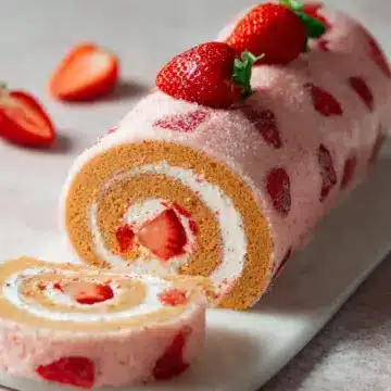 Strawberry Cake Roll