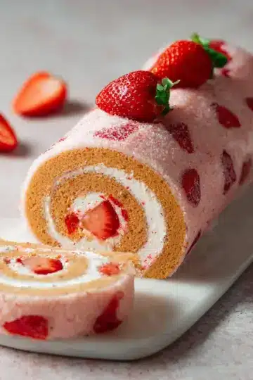 Strawberry Cake Roll