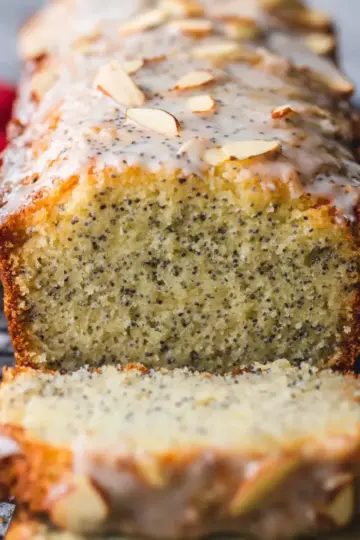 Almond Poppyseed Loaf Cake