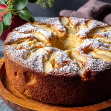 Easy Italian Apple Cake with Olive Oil (Torta di Mele)