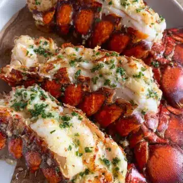 Baked Lobster Tails with Garlic Butter