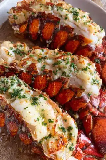 Baked Lobster Tails with Garlic Butter