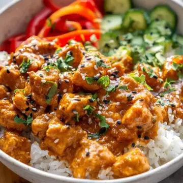 Coconut Chicken Rice Bowl