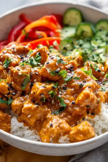 Coconut Chicken Rice Bowl