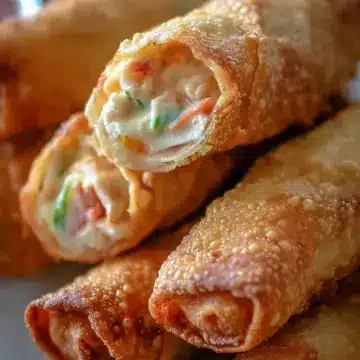 Crab Rangoon Egg Rolls