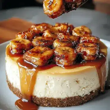 Caramelized Banana Cheesecake Rum