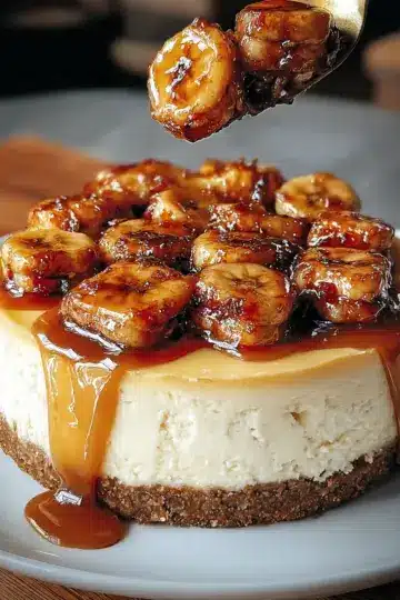 Caramelized Banana Cheesecake Rum