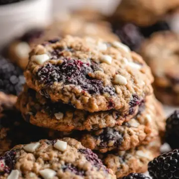 BLACKBERRY OATMEAL COOKIES