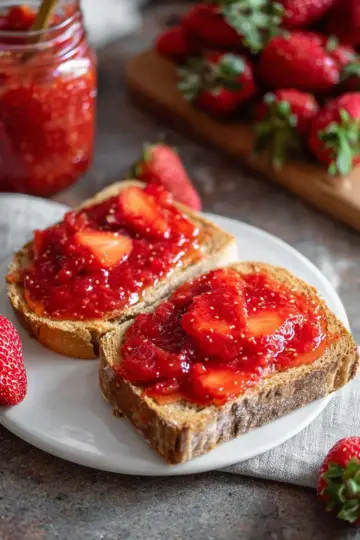 The Best Homemade Low Sugar Strawberry Jam