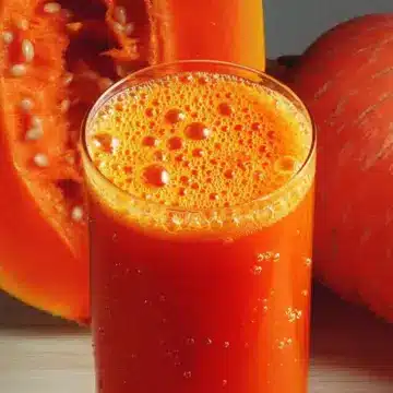 Papaya Pineapple Carrot Juice With Touch of Cardamom: Super Energy Drink