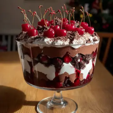 Black Forest Trifle (Chocolate & Cherry)