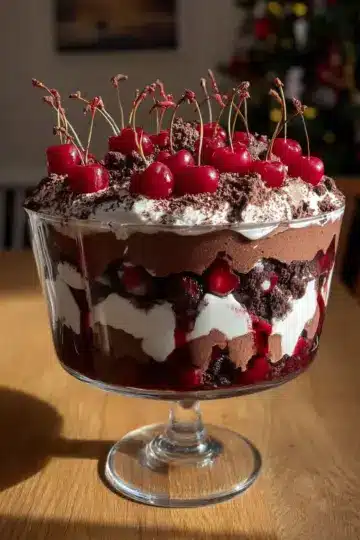 Black Forest Trifle (Chocolate & Cherry)