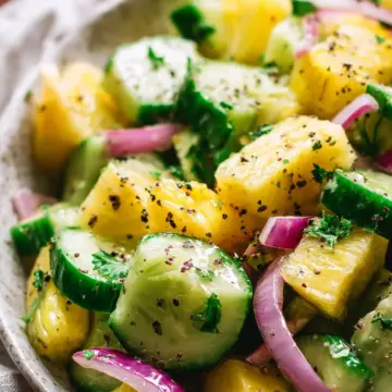 Pineapple Cucumber Salad