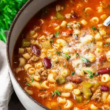 Italian Pasta Fagioli Soup
