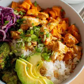 Chicken & Sweet Potato Rice Bowl