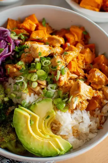 Chicken & Sweet Potato Rice Bowl