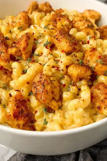 Honey Pepper Chicken Mac And Cheese | Copycat Applebees