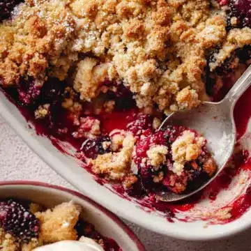 Apple Blackberry Crumble