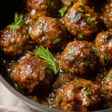 Salisbury Steak Meatballs