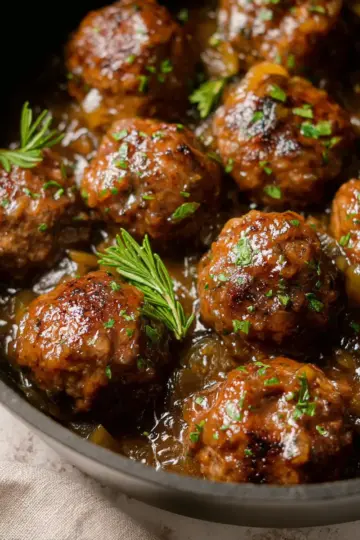 Salisbury Steak Meatballs