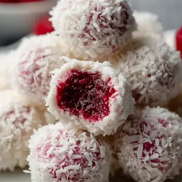 No-Bake Raspberry Coconut Balls – Easy, Delicious Treats