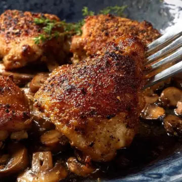 How to Make Easy Skillet Chicken Thighs with Crispy Skin!