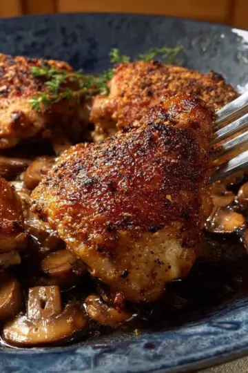 How to Make Easy Skillet Chicken Thighs with Crispy Skin!