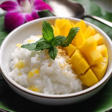 Authentique mango sticky rice