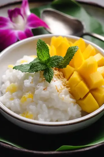 Authentique mango sticky rice