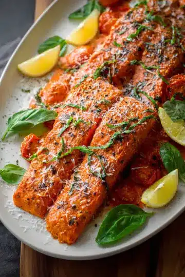Roasted Red Pepper Salmon