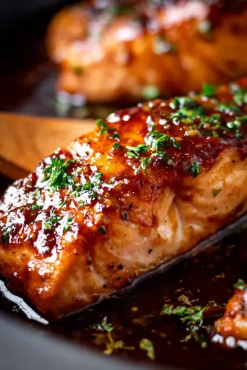 Honey Garlic Glazed Salmon