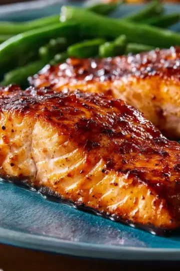Salmon with Brown Sugar Glaze