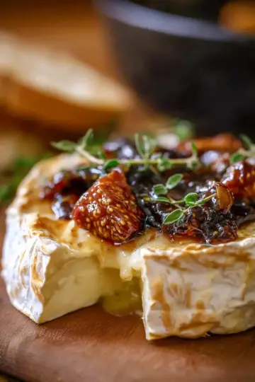 Baked Brie with Fig Jam