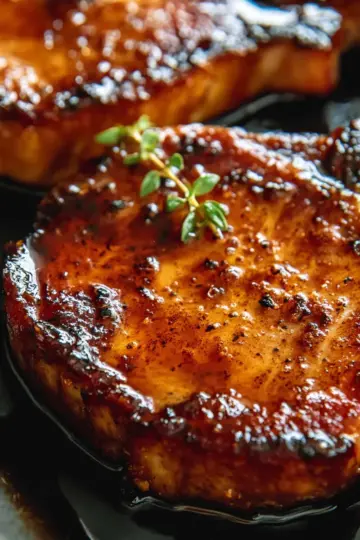 Brown Sugar Glazed Pork Chops