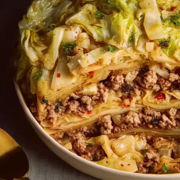Ground Beef and Cabbage