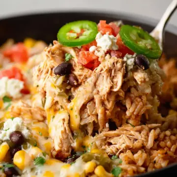 Slow Cooker Chicken Burrito Bowls