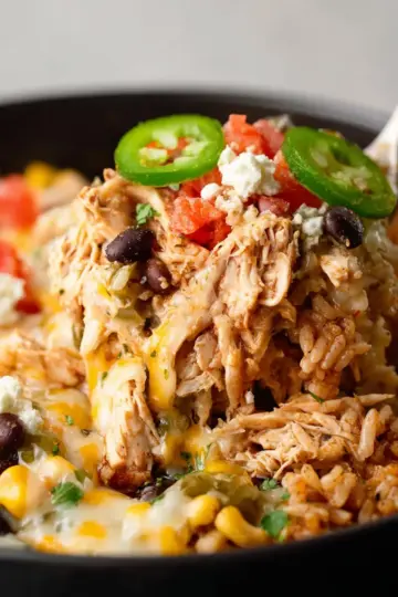 Slow Cooker Chicken Burrito Bowls