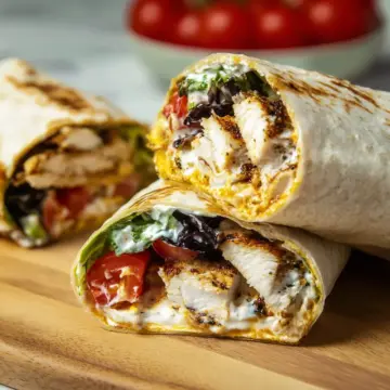 Chipotle Ranch Grilled Chicken Burrito