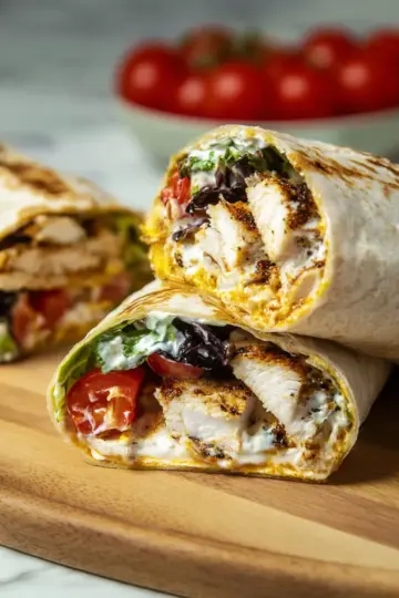 Chipotle Ranch Grilled Chicken Burrito